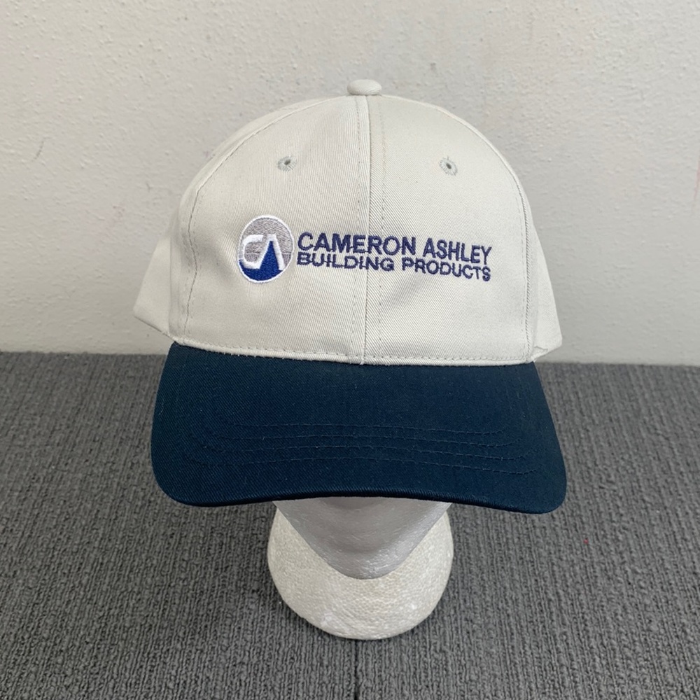 Cameron Ashley Building Products Baseball Hat Mens OSFA Gray Navy Tamko Youngan